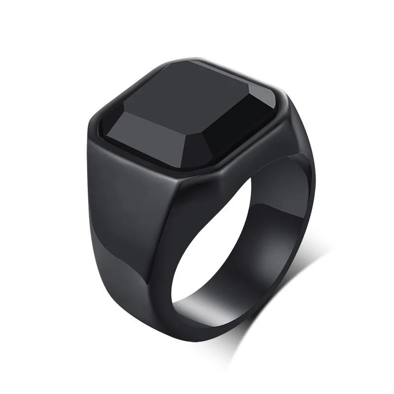 Smooth Victor Anillo Signet Top-Quality
