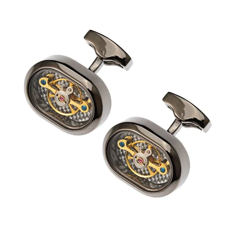 User-Friendly Gemelos Tourbillon con movimiento mecánico Functional