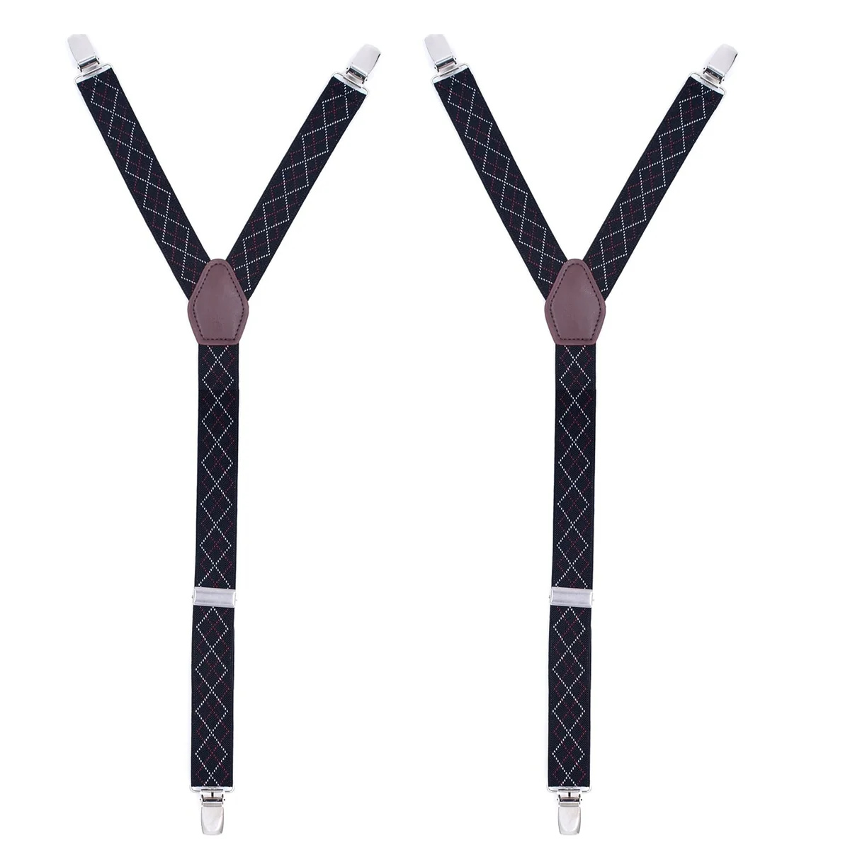 Unique Argyle Tirantes largos ajustables Exceptional
