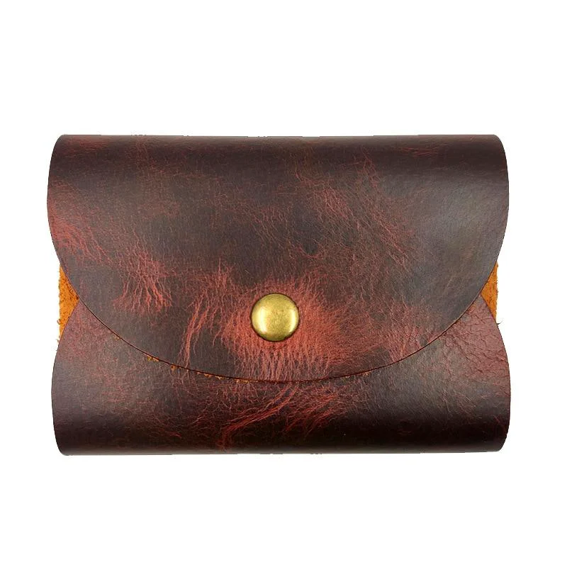 Carefully Designed Funda de viaje de cuero vintage para maquinilla de afeitar Casual