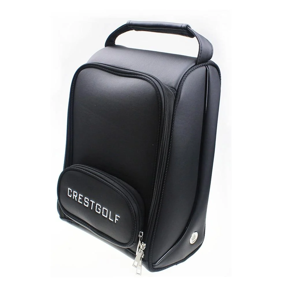 First-Class Bolsa de viaje portátil de piel para zapatos de golf Excellent