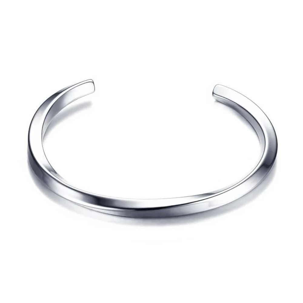 Trendy Brazalete de acero inoxidable trenzado Fine