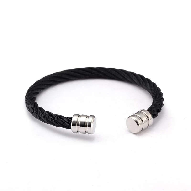 Premium Material Livigno Pulsera brazalete plateada Dependable