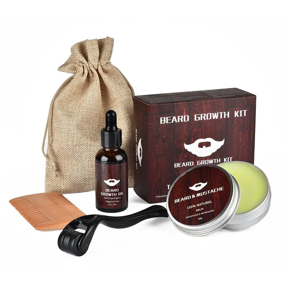 Lightweight Kit Vikingo 5 en 1 para el crecimiento de la barba Fine Crafted