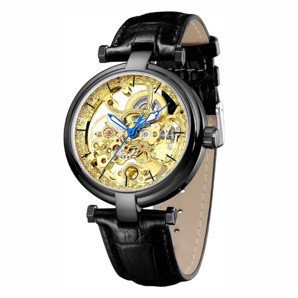 Efficient Reloj mecánico esqueleto de lujo Firenze World-Class