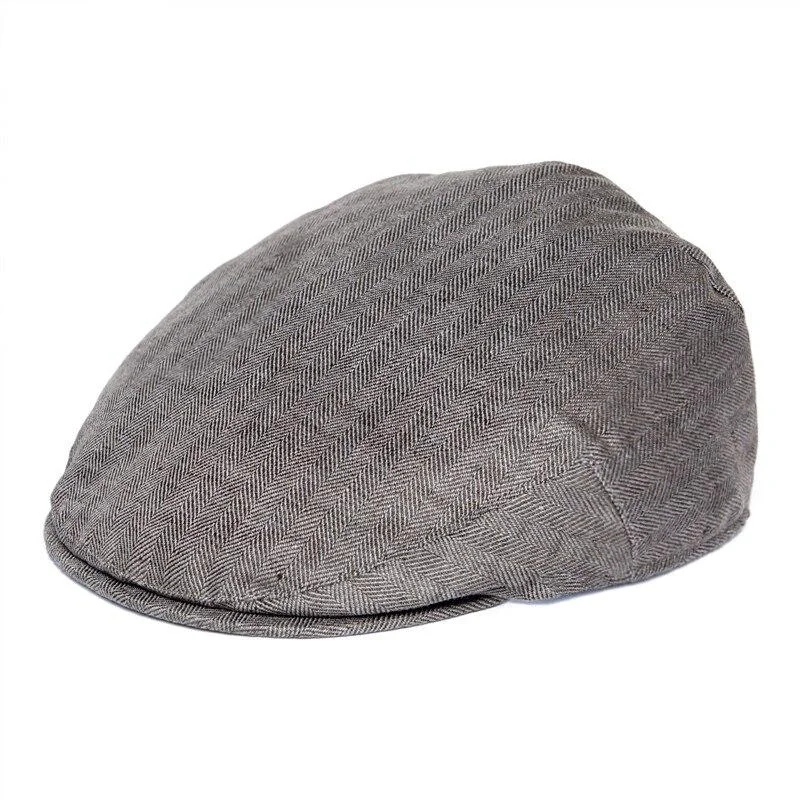 Elite Herringbone Lino Ivy Gorra Green