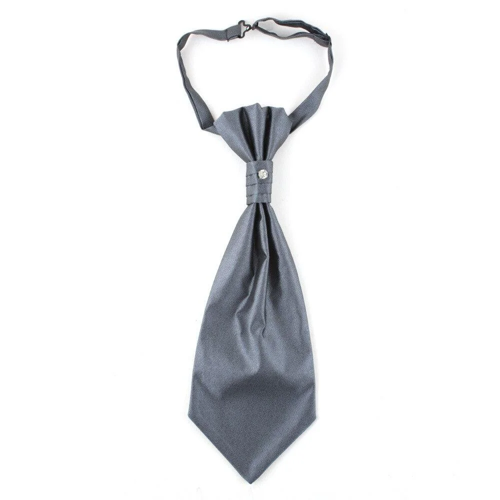 User-Friendly Corbata Ascot Sólida Preanudada Prestigious