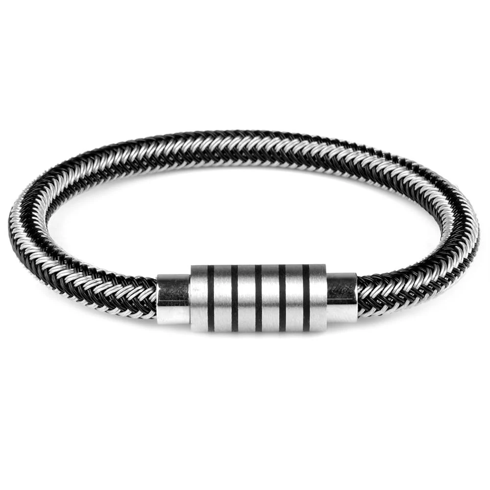Environmentally Friendly Alio Pulsera de cuerda metálica High-Grade