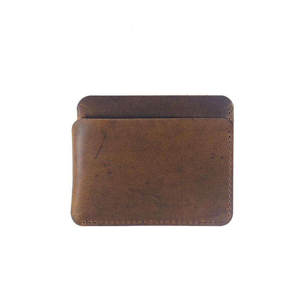 Prestigious Jorg Tarjetero minimalista de piel de vaca Carefully Designed