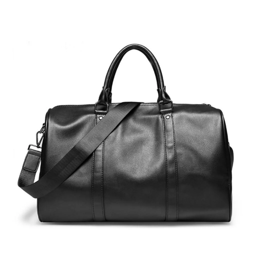 Authentic Lewis Bolsa de viaje minimalista de piel Fine