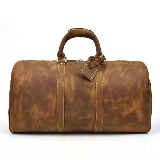 Elegant Jonathan Bolsa de viaje grande de piel de vaca Casual