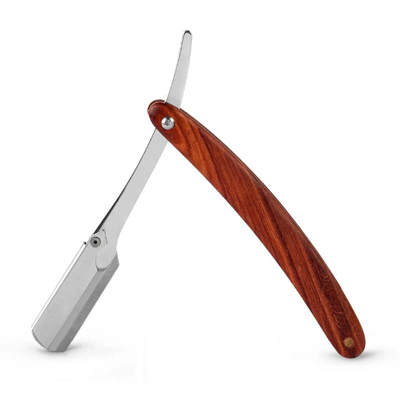 Recyclable Manetto Maquinilla de afeitar Shavette con mango de madera Fine Crafted