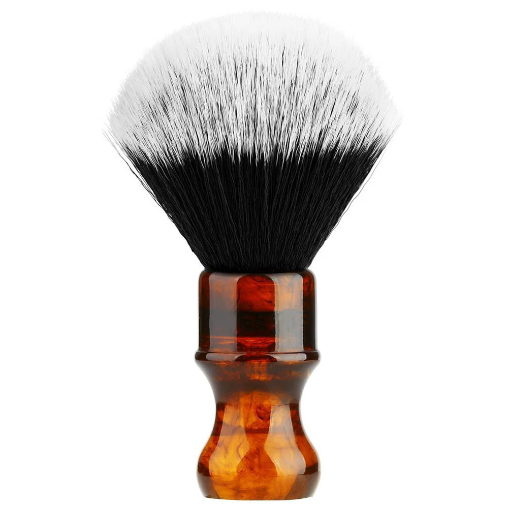 Fine Crafted Brocha de afeitar Badge Hair Amber Clean