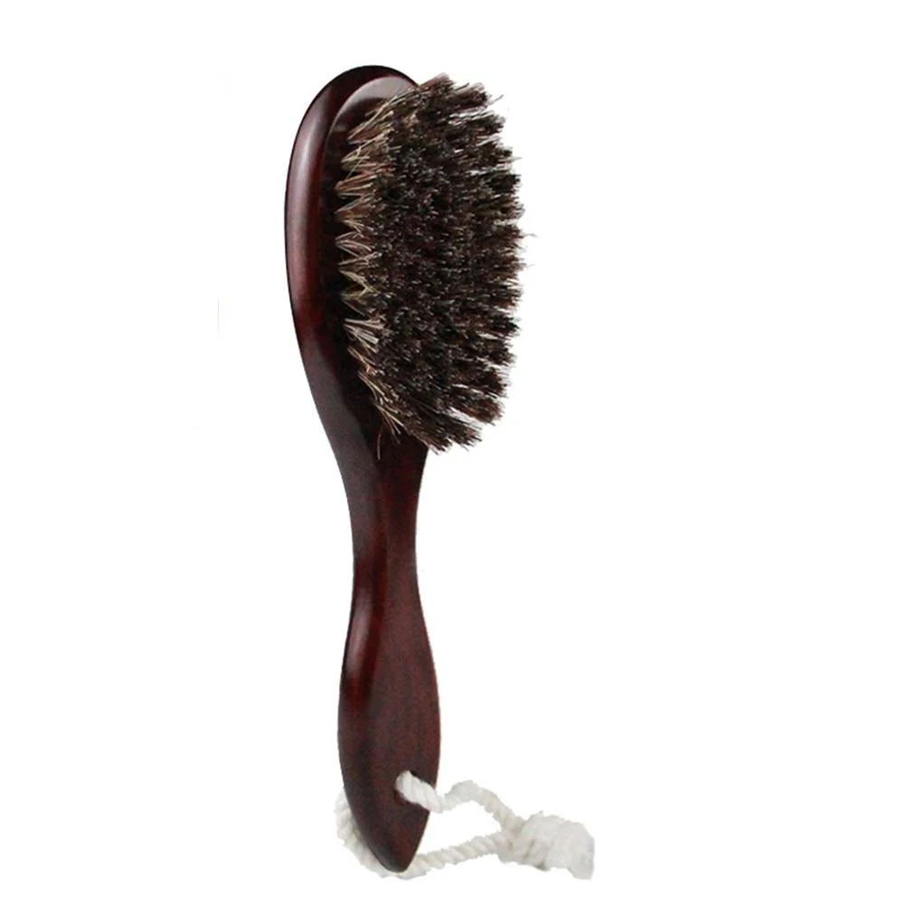 Clean Cepillo para barba de cerdas suaves de cabra Genuine
