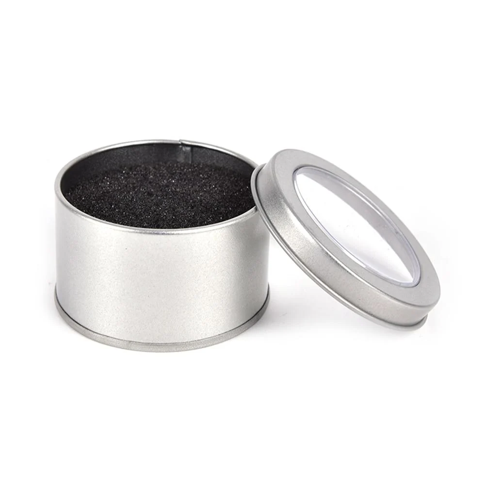 Prestigious Leonardo Caja de reloj portátil redonda de metal Practical