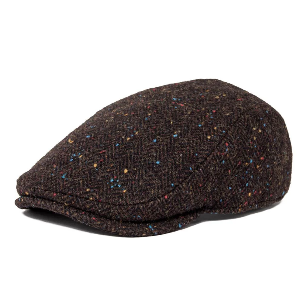 Trendy Woollen Herringbone Ivy Cap Official