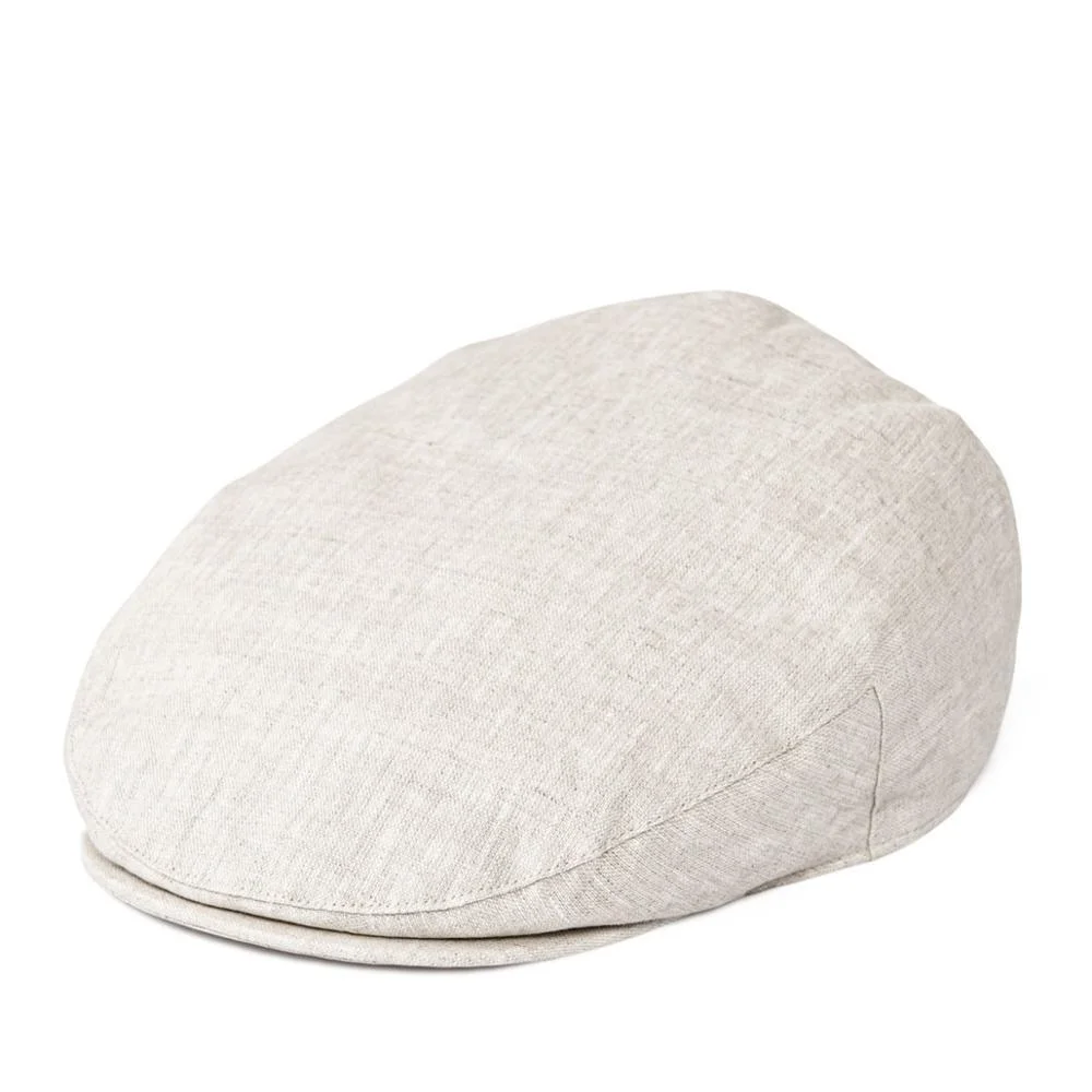 Quality Linen Flat Cap Recyclable