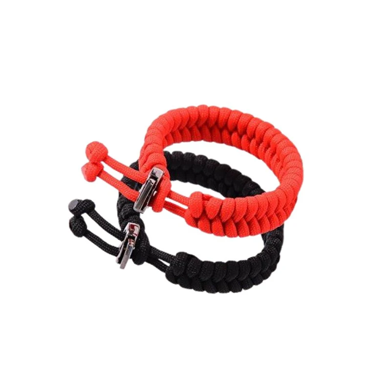 Responsible Solid Paracord Bracelet 2 Pieces Set Comfortable