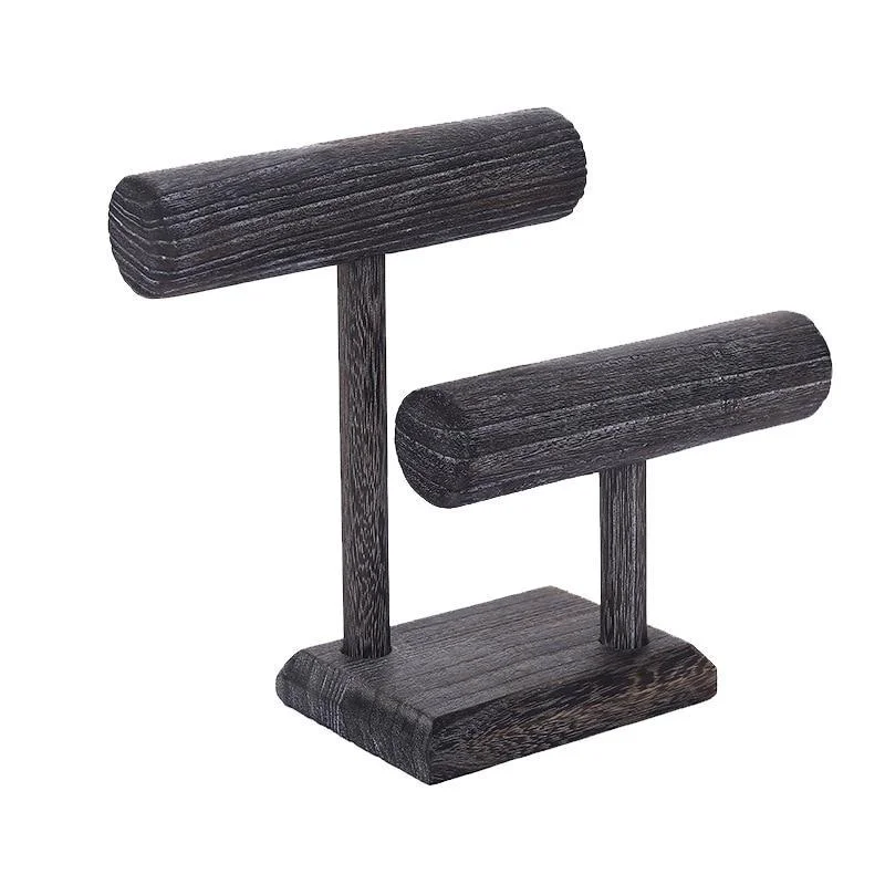 Pure Vintage Wood 2 Tier Bracelet Holder Refined