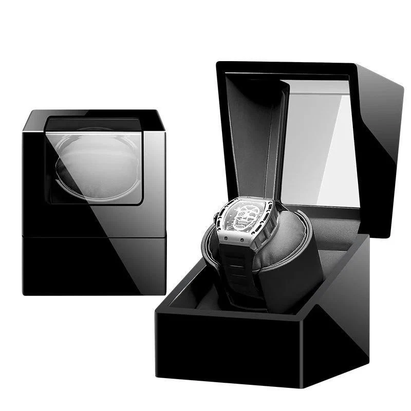 Exclusive Fabrizio Polished Box Mechanical Watch Winder Breathable