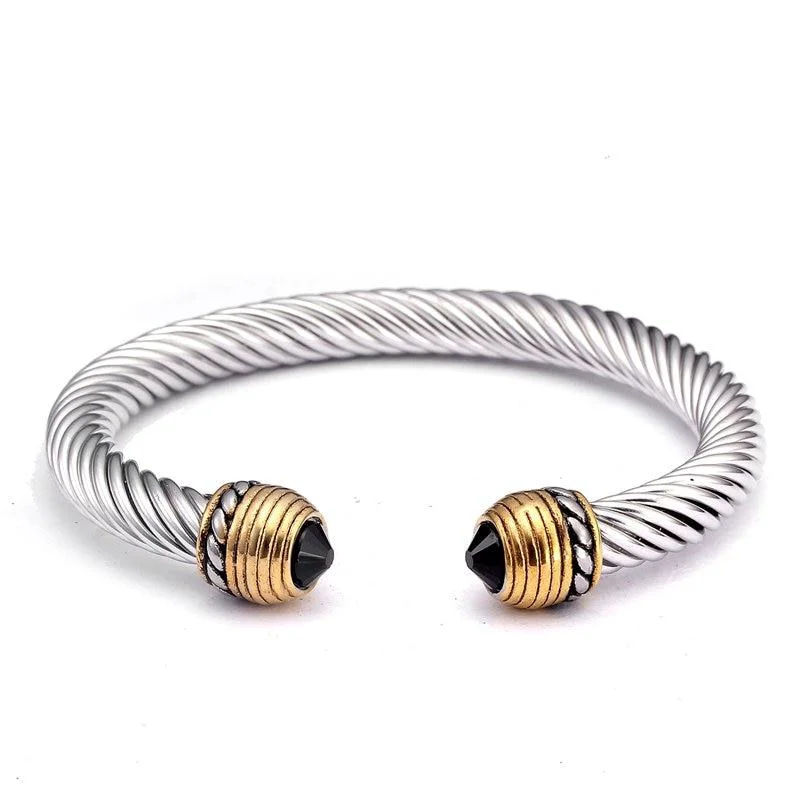 Breathable Hansel Braided Stainless Steel Bracelet Green