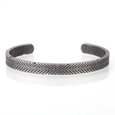 Breathable Archibald Stainless Steel Cuff Bracelet High-Grade
