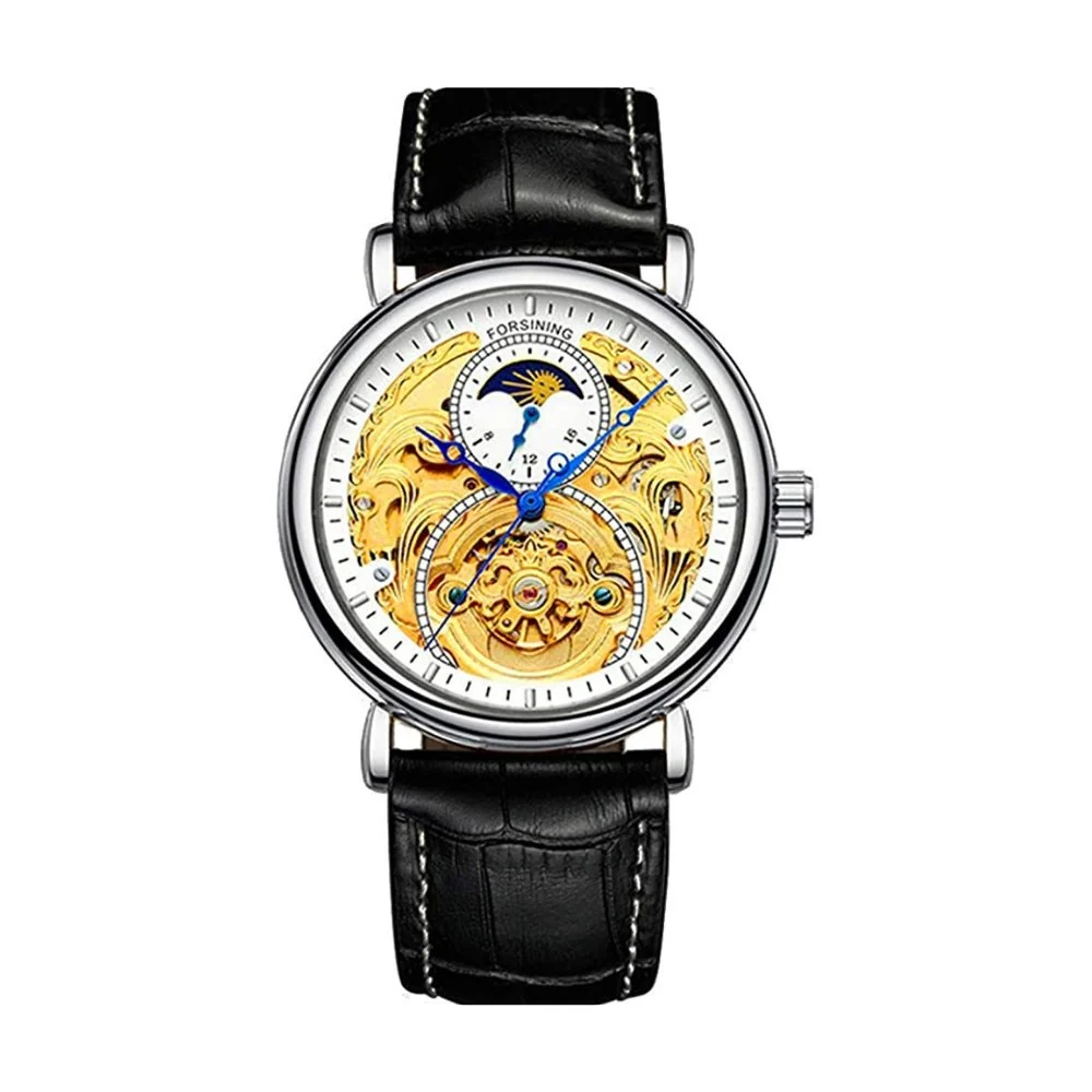 Verified Calendario Mechanical Skeleton Watch Luxury