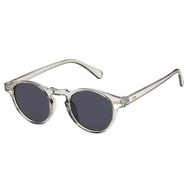 Enhanced Minimal Round Transparent Sunglasses High-Performance