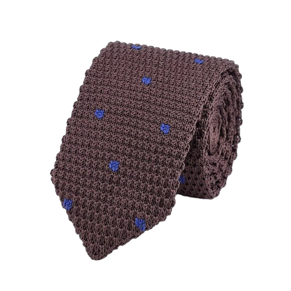 Premium Material Polka Dot Knitted Tie World-Class