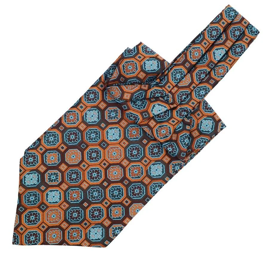 Fine Crafted Geometric Boho Ascot Tie Original