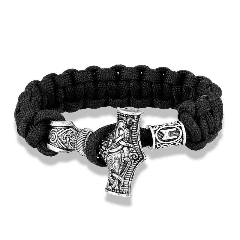 Expertly Made Nordic Survival Paracord Bracelet Innovative