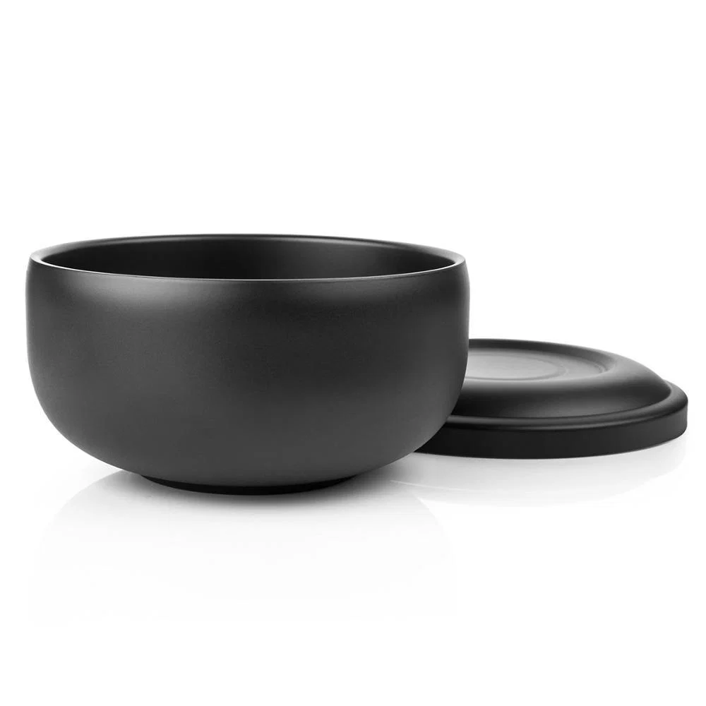 Original Design Large Black Stainless Steel Shaving Soap Bowl Carefully Designed