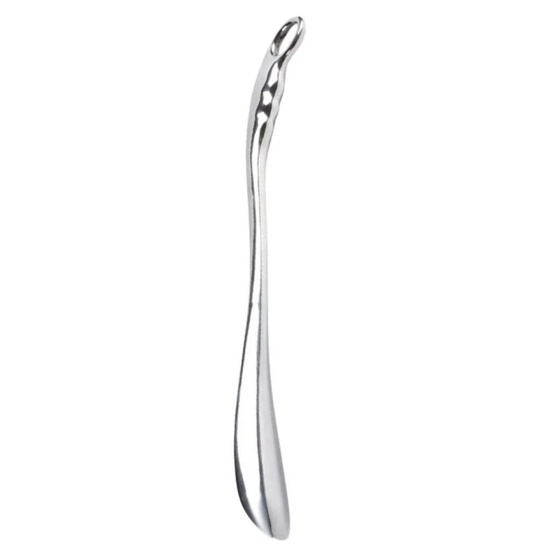 Reusable Luxury Silver-Tone Solid Metal Shoehorn Next-Generation