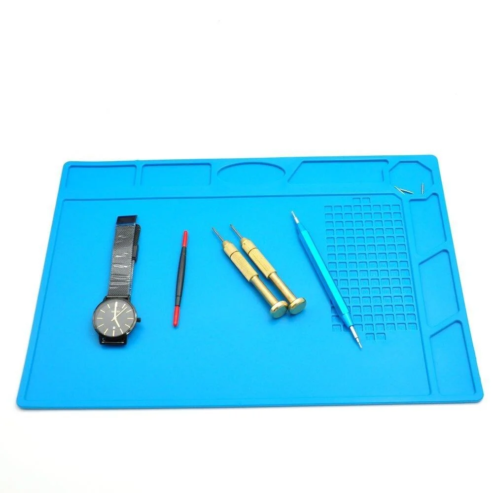 Advanced GR Heat Resistant Silicone Non-Slip Watch Repair Bench Mat Luxury