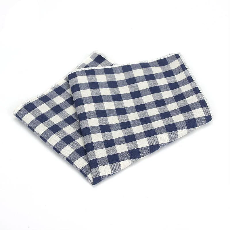 Sophisticated Classic Gingham Cotton Handkerchief Trusted