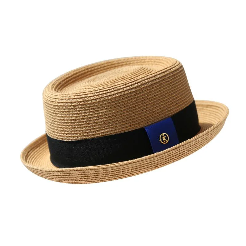 Expertly Made Monaco Pork Piet Straw Hat Smooth