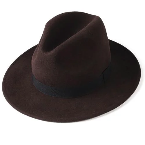 Environmentally Friendly Classic Wool Felt Fedora Hat Trendy