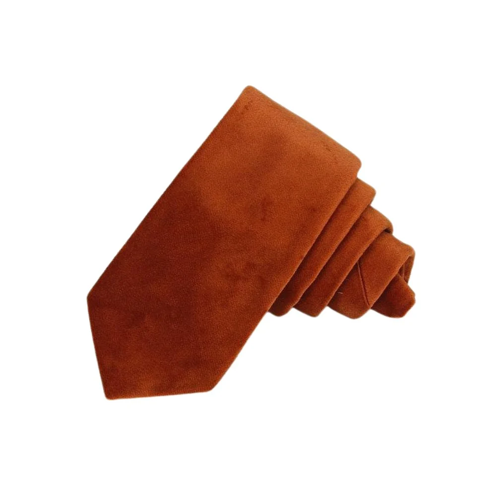 Comfortable Solid Velvet Tie Elegant