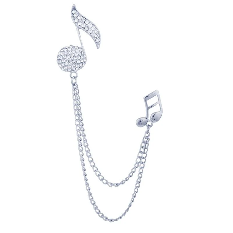 Consistent Melody Crystal Tassel Pin Elite