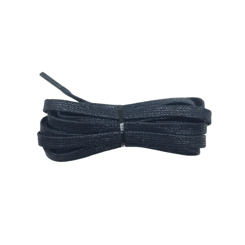 Trusted 1 Pair Waxed Cotton Flat Shoelaces 23 to 70 Premium Material
