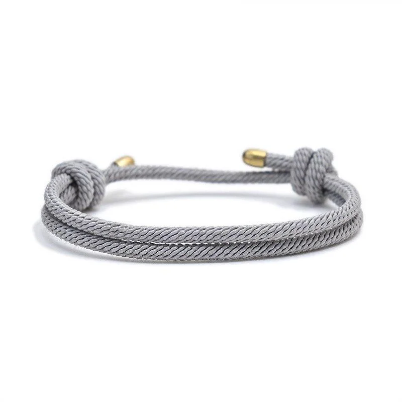 Detailed Ulf Minimalist Double Rope Bracelet Carefully Designed