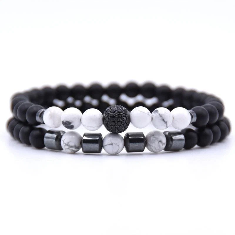 Dependable Robson Natural Stone Beaded Bracelet Minimalist