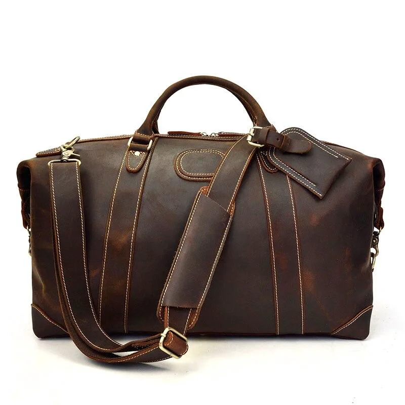 Innovative Henry Crazy Horse Leather Duffel Bag Fine