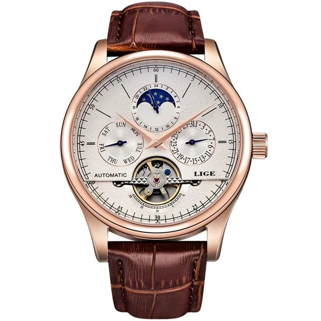 Verified Pascal Mechanical Moon Phase Watch Dependable