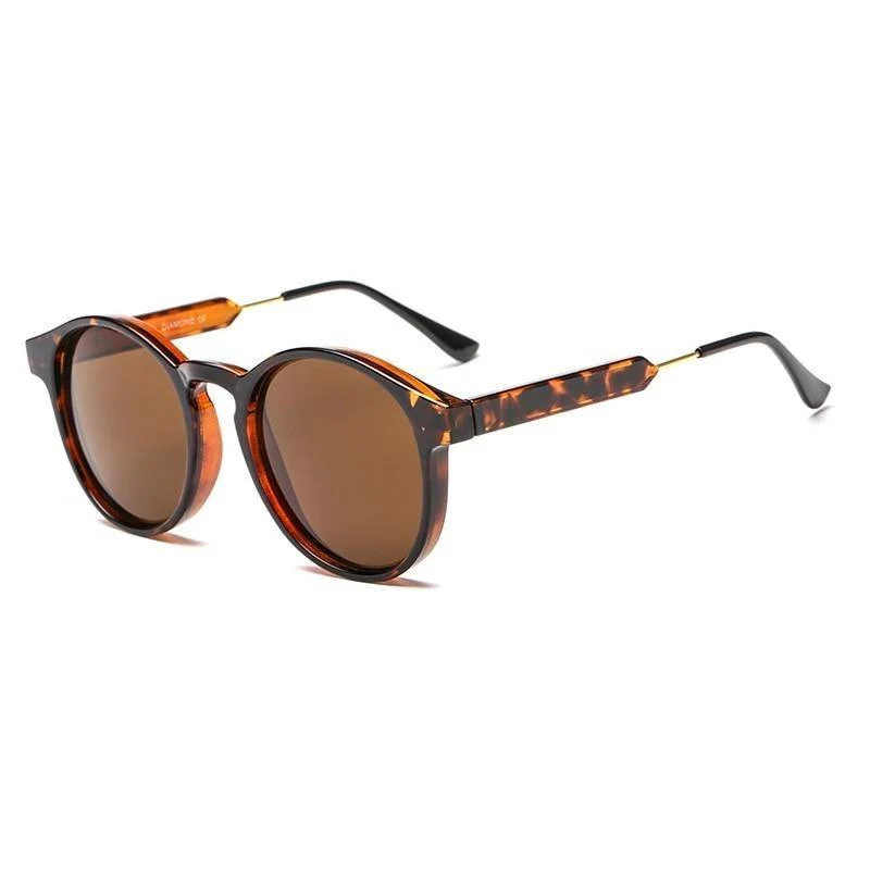 Selected Claude Gafas de sol redondas de carey Prestigious