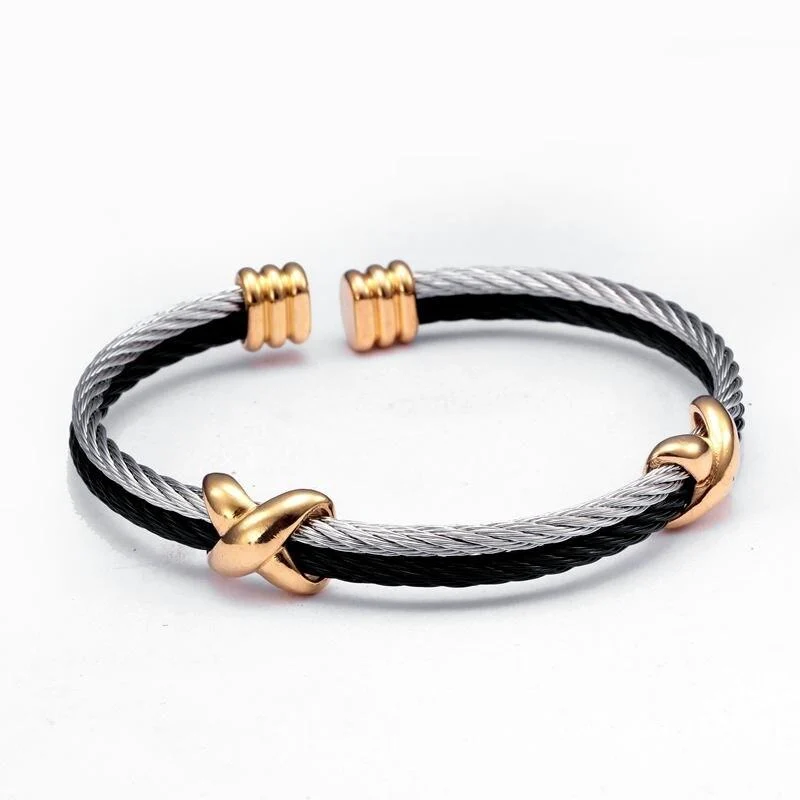 High-End Samuel Brazalete de acero inoxidable Specialty