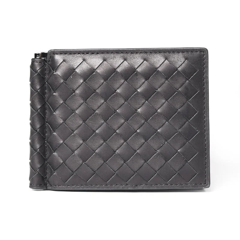 Eco-Friendly Giulio Cartera ultrafina de piel de oveja con clip para billetes Effective