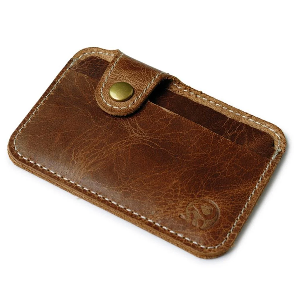 Contemporary Mauro Tarjetero vintage de piel de vaca Fashionable