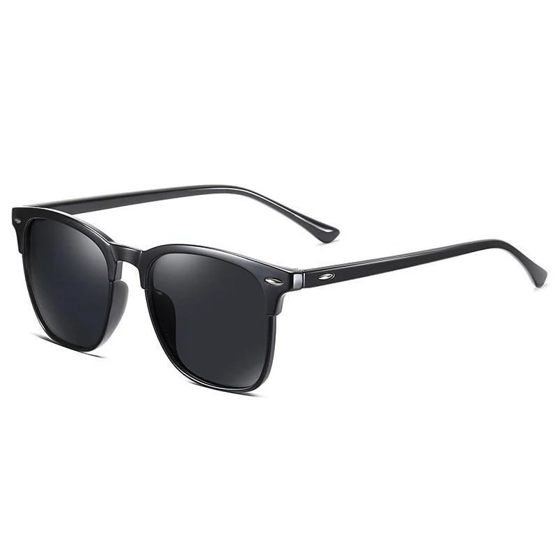 Consistent Matteo Gafas de sol negras polarizadas Detailed