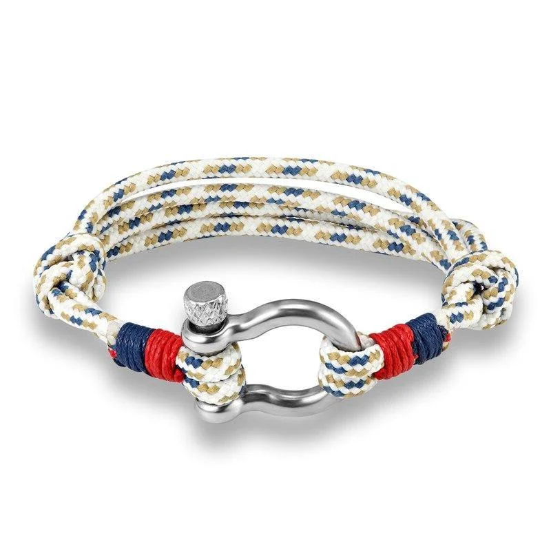 Top-Quality Brazalete de cuerda de paracaídas con grillete de herradura Specialty